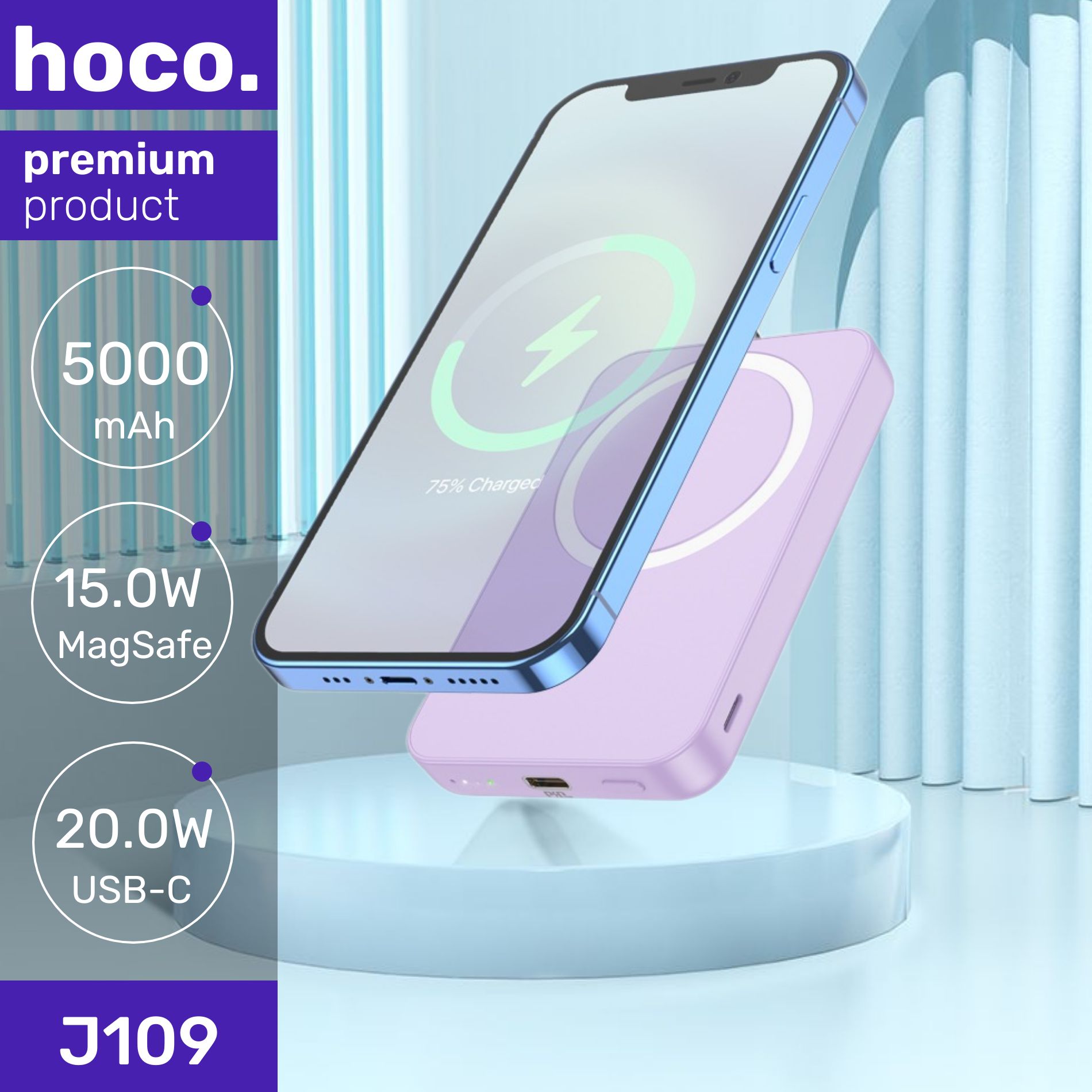 Внешний аккумулятор (Power Bank) hoco HOCO_PB - купить по выгодным ценам в  интернет-магазине OZON (1514952564)