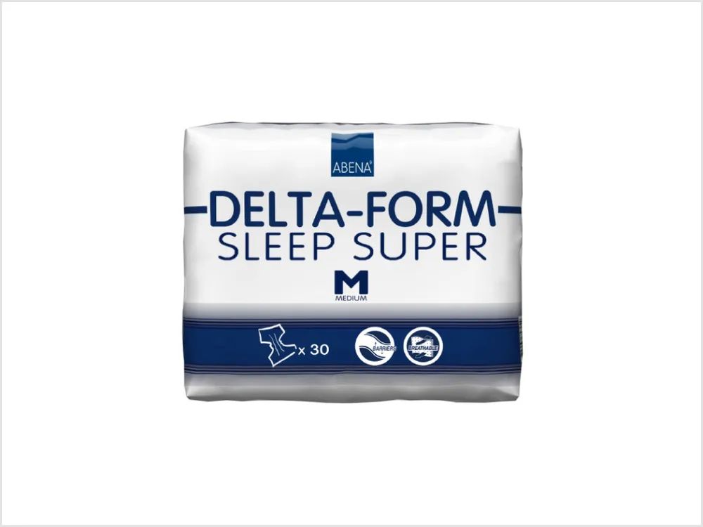 AbenaПодгузникидлявзрослыхDelta-FormSleepSuperМ,30шт.