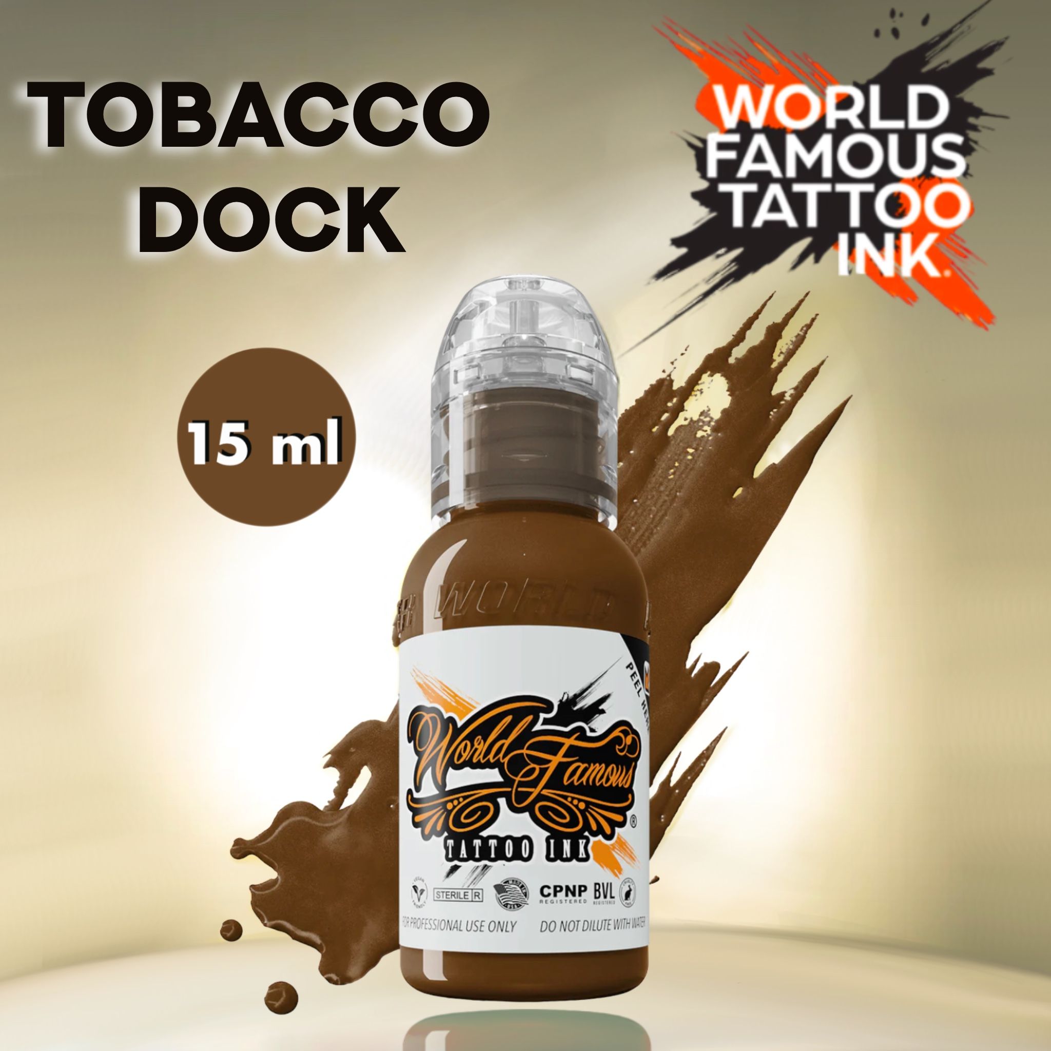 World Famous Tobacco Dock Краска для татуировки и перманетного макияжа 15мл