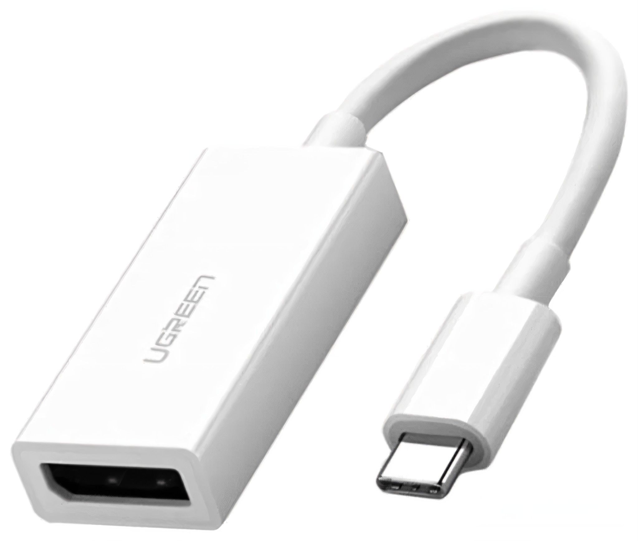 UgreenВидеокабельDisplayPort/USBType-C,0.15м,серый