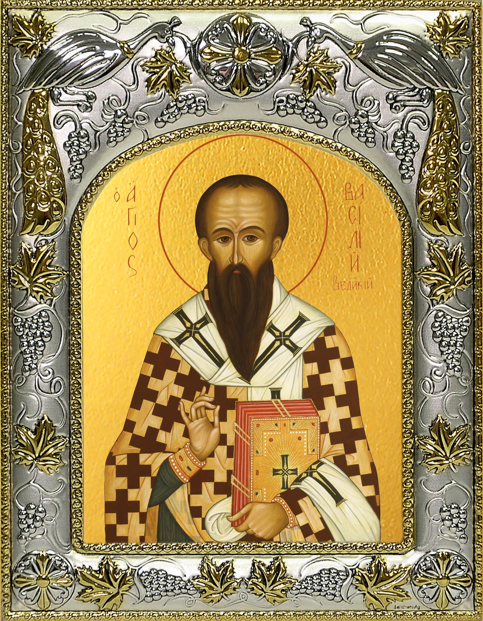 Свт. Василий Великий, Иоанн Златоуст, Григорий Богослов - Сайт иконописца Владим