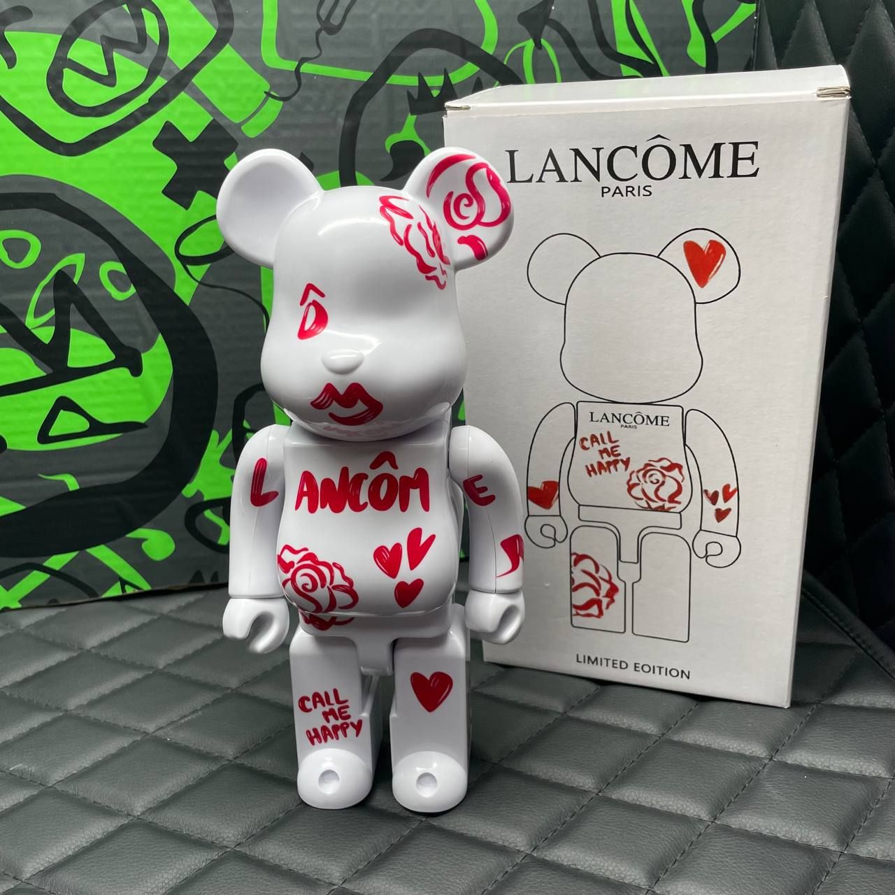 Deals MEDICOM BEARBRICK LANCÔME PARIS LIMITED EDITION CALL ME HAPPY BE@RBRICK 100%