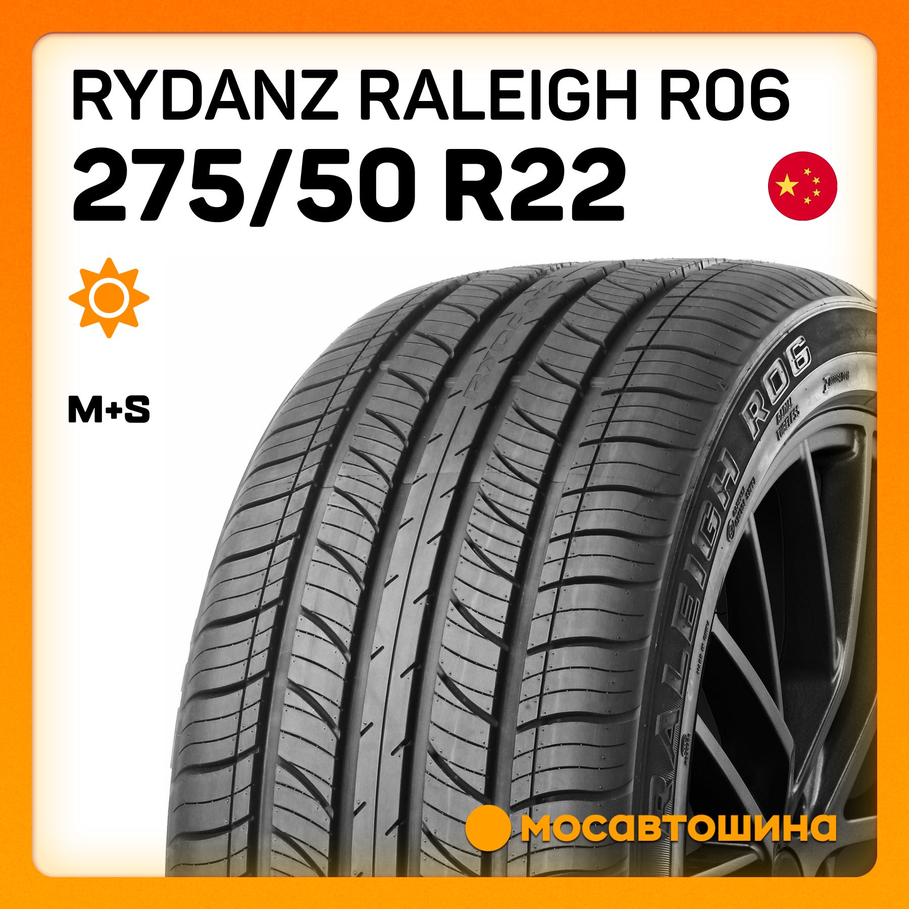 Rydanz Raleigh R06 Шины  летние 275/50  R22 111V