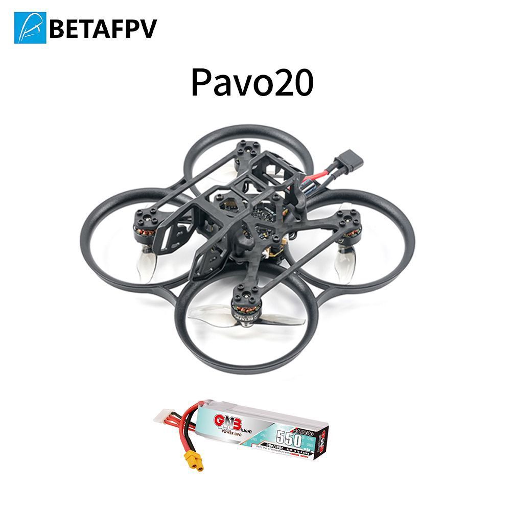 BetaFPV Pavo20 BNF ELRS 2.4G + 1 battery