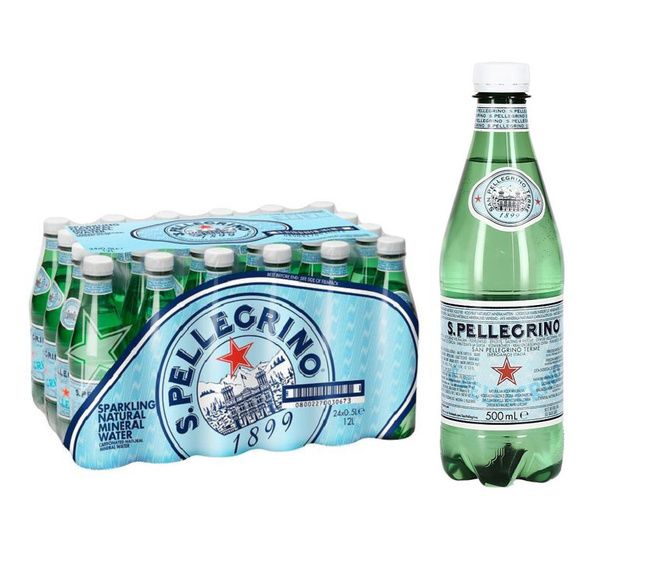 Sanpellegrino напитки Вода Минеральная Газированная 500мл. 24шт