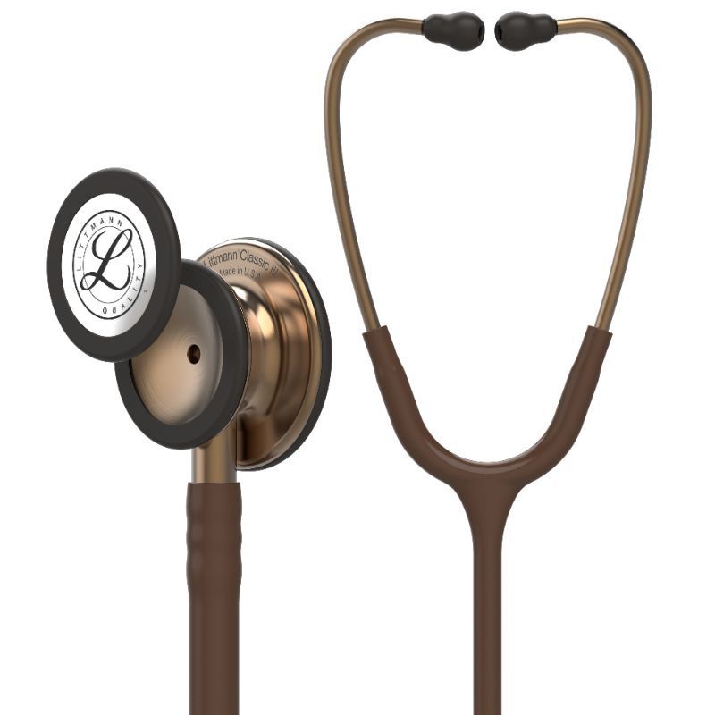 Стетоскоп Littmann Classic III, трубка цвета шоколада, акустическая головка цвета меди, 69 см, 5809