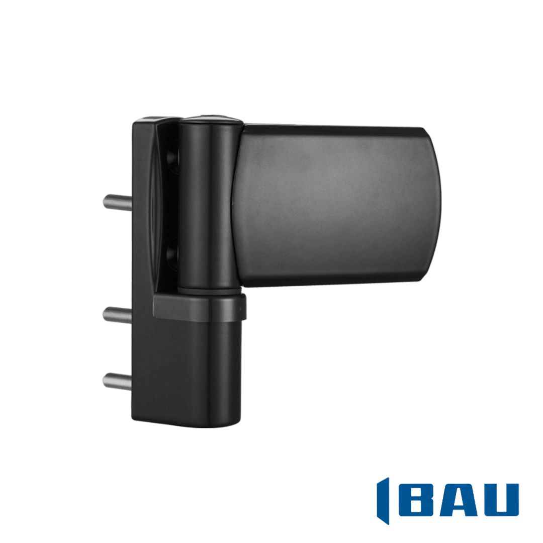 Петля дверная greenteQ TB 120.ZD.K, 16,5-19,5, 120 кг (черный, RAL 9005)