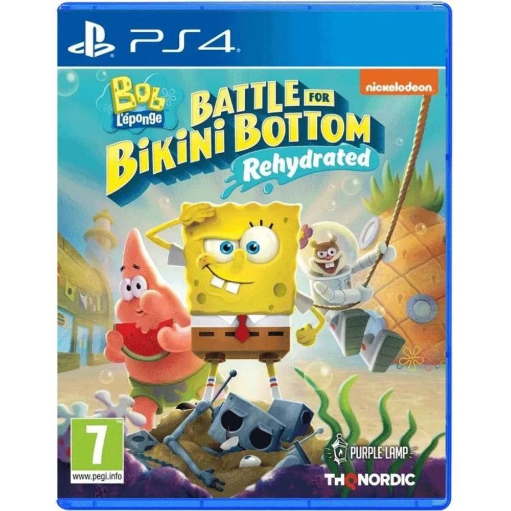 Игра SpongeBob SquarePants: Battle for Bikini Bottom - Rehydrated для PS4 (PlayStation 4, Русские субтитры)