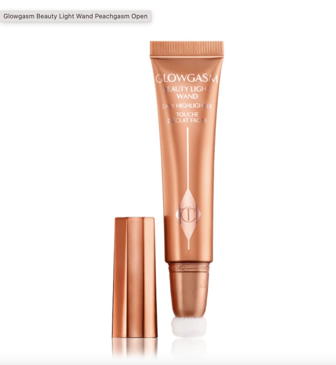 Charlotte Tilbury Хайлайтер - румяна Hollywood Beauty Light Wand high blush (Peachgasm) 12ml