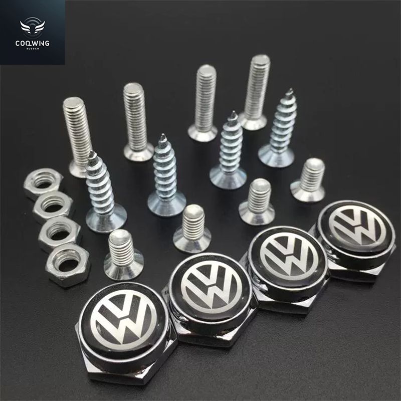 КомплектболтовкрепленияномерногознакаслоготипомVolkswagen.4шт.