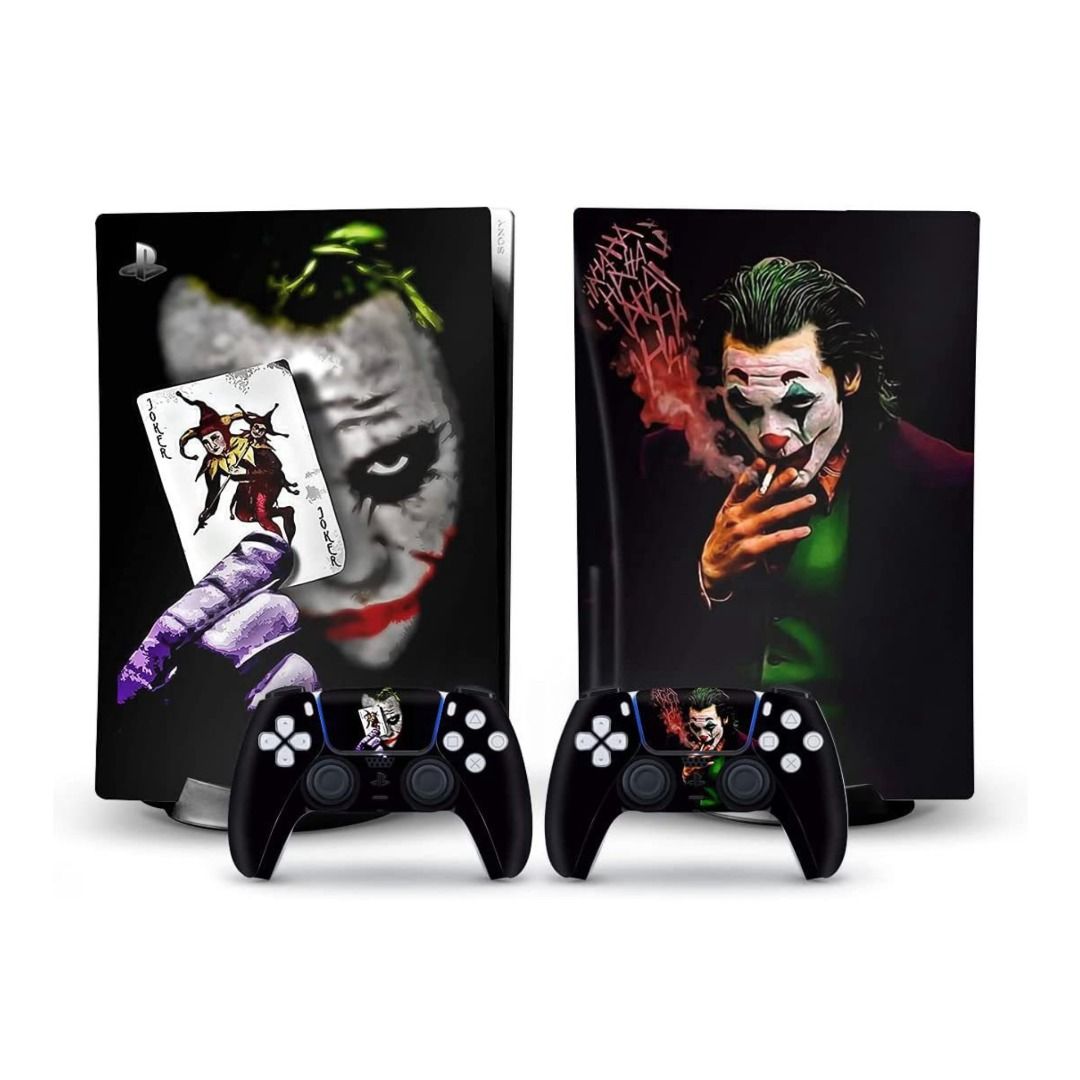 Наклейка PS5 Joker 2 виниловая защитная на игровую консоль PlayStation 5 Disk Edition полный комплект