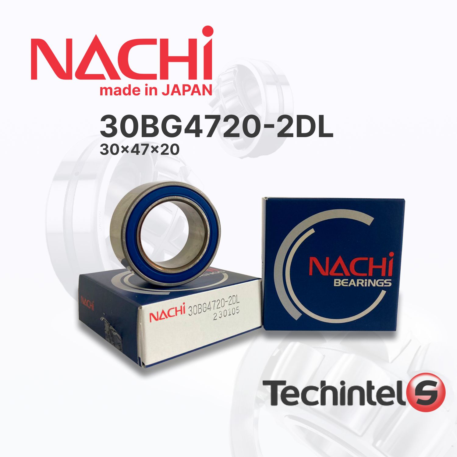 Подшипник универсальный кондиционера NACHI 30BG4720-2DL 30х47х20