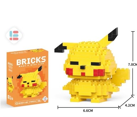 161PCS pokemon покемоны Дисней Стич кубики