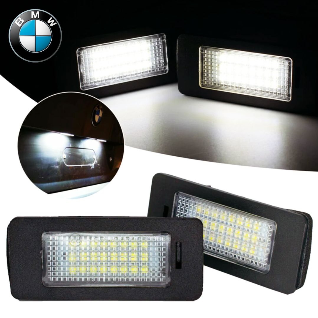 2 шт Светодиодная LED Подсветка Номера BMW E39 E60 E90 E82 E88 E84 E92 E93 F10 F11 F15 F16 F22 F23 F25 F26 БМВ Лампы