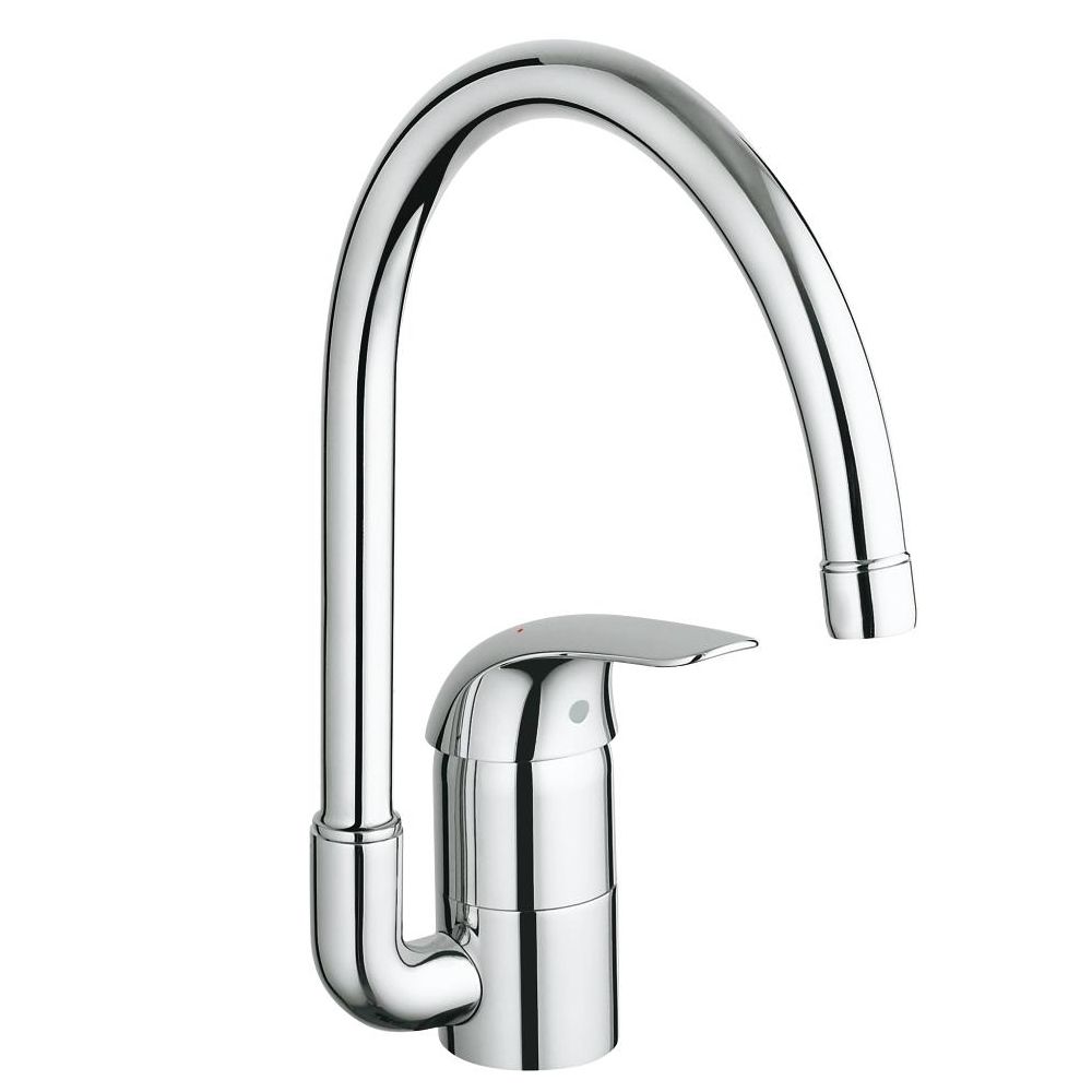 Смеситель для кухни grohe euroeco с высоким изливом