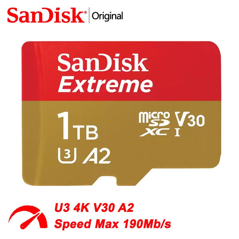 SanDisk Карта памяти Extreme 1 ТБ (SDSQXAV-1T00)