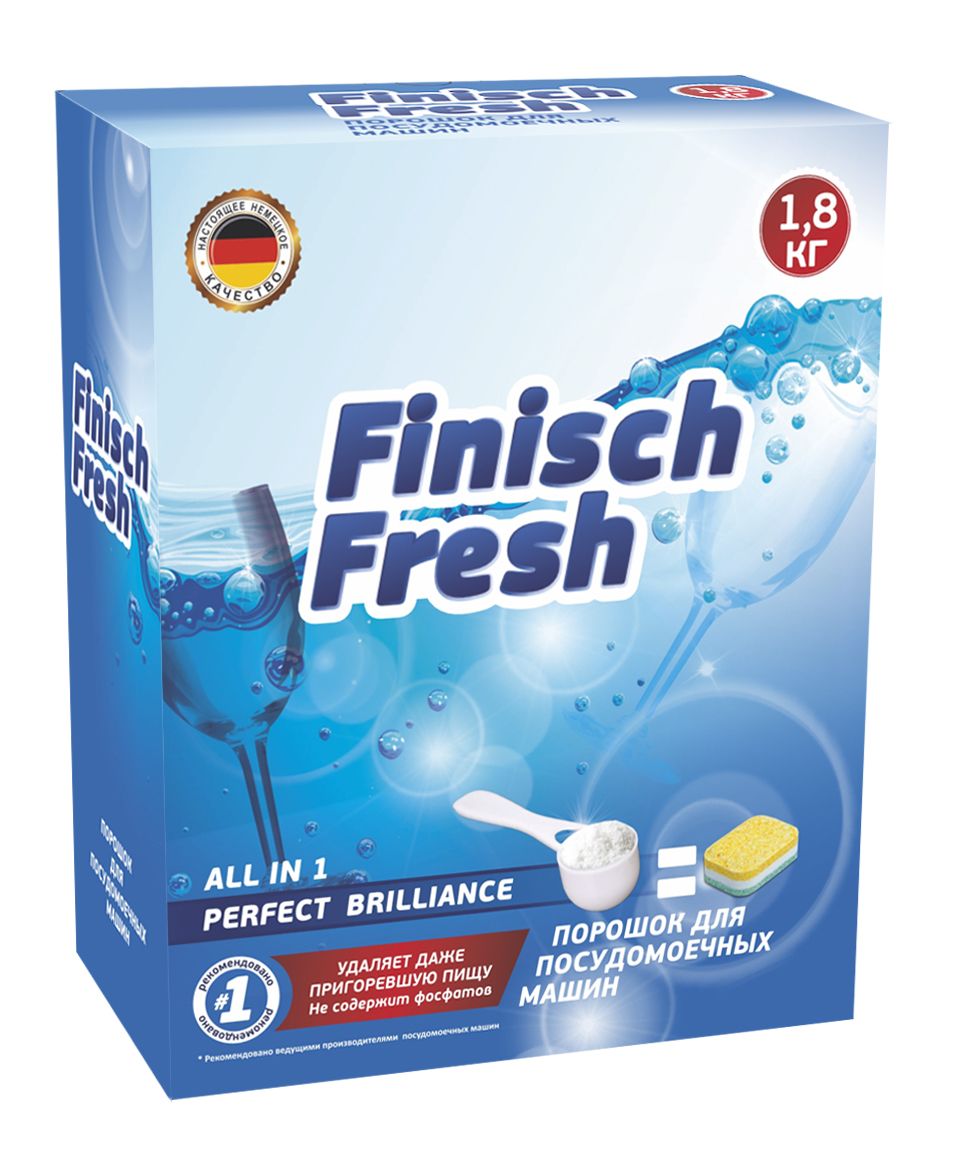 ПорошокдляпосудомоечныхмашинFinischFresh1,8кг