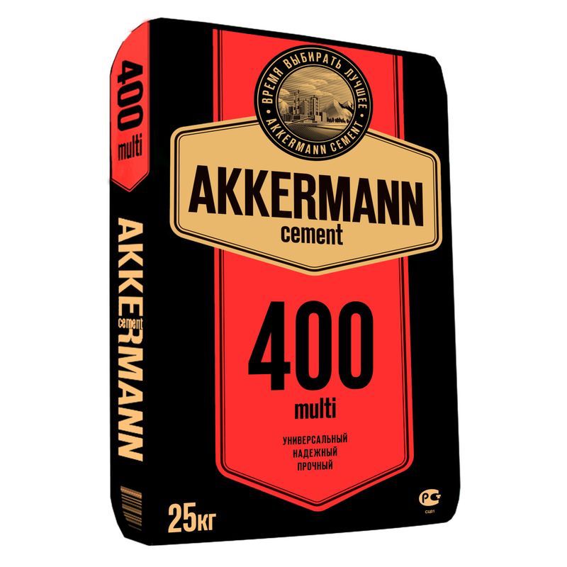 Цемент М-400 25кг Akkermann multi