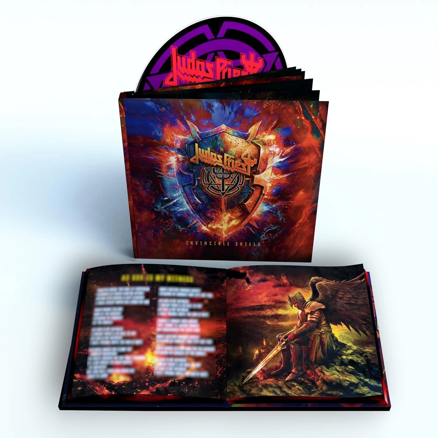 Аудио диск Judas Priest - Invincible Shield (CD) 2024 Columbia Hardcoverbook