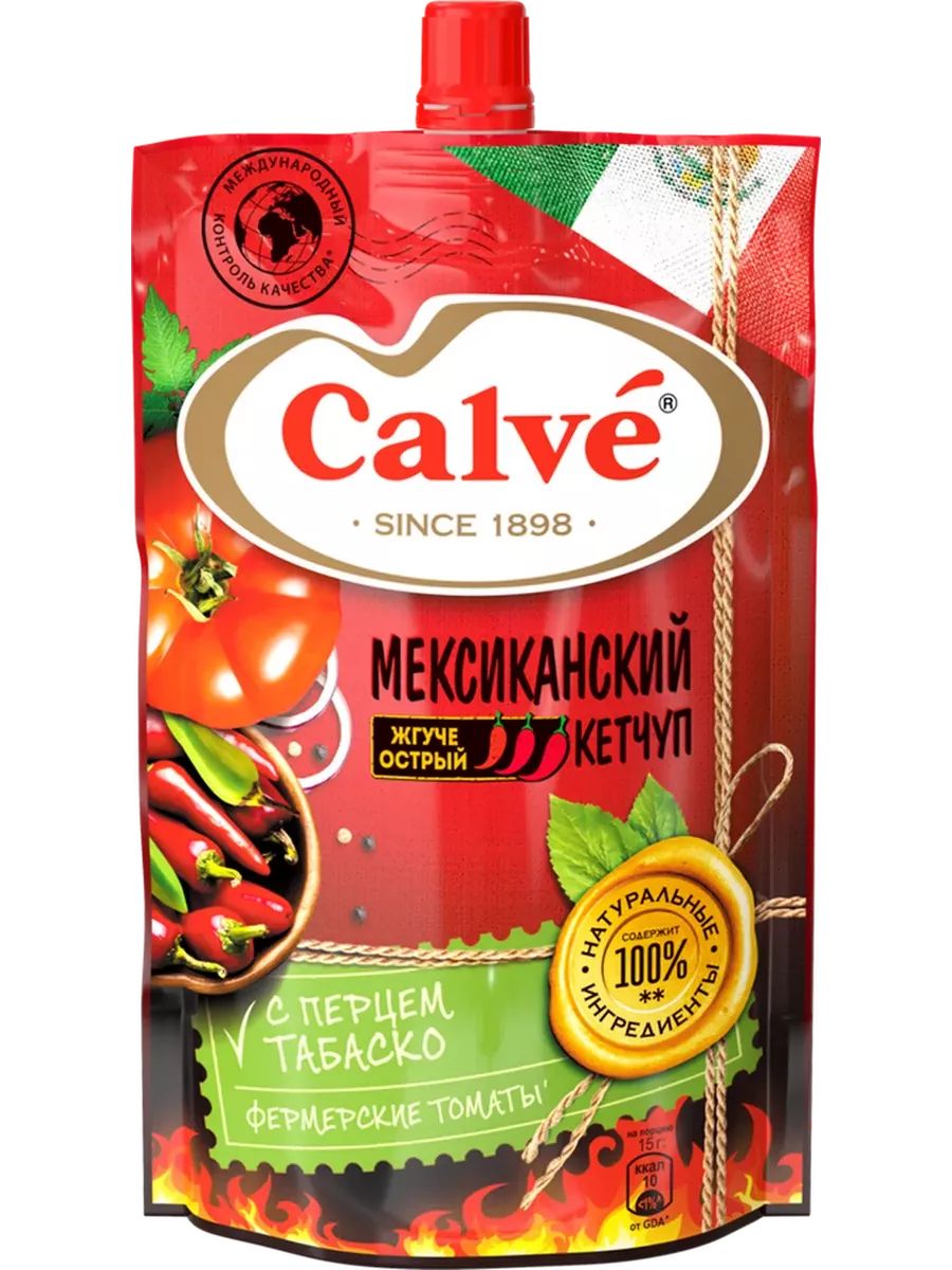 Кетчуп CALVE Мексиканский, 350г