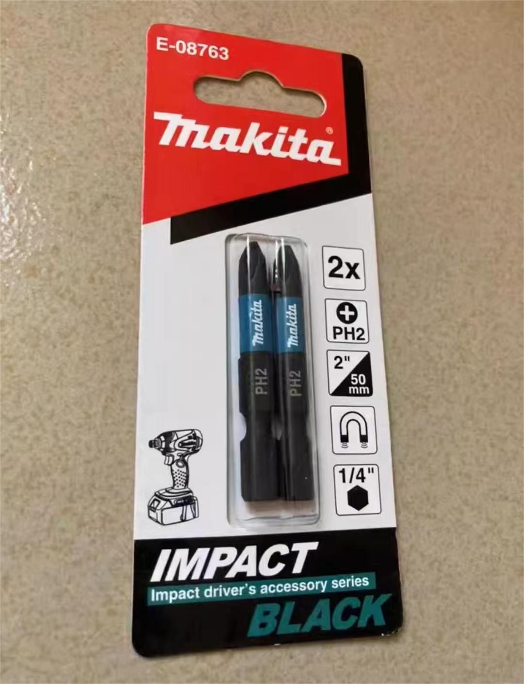 Набор бит Impact Black 2 шт Makita E-08763