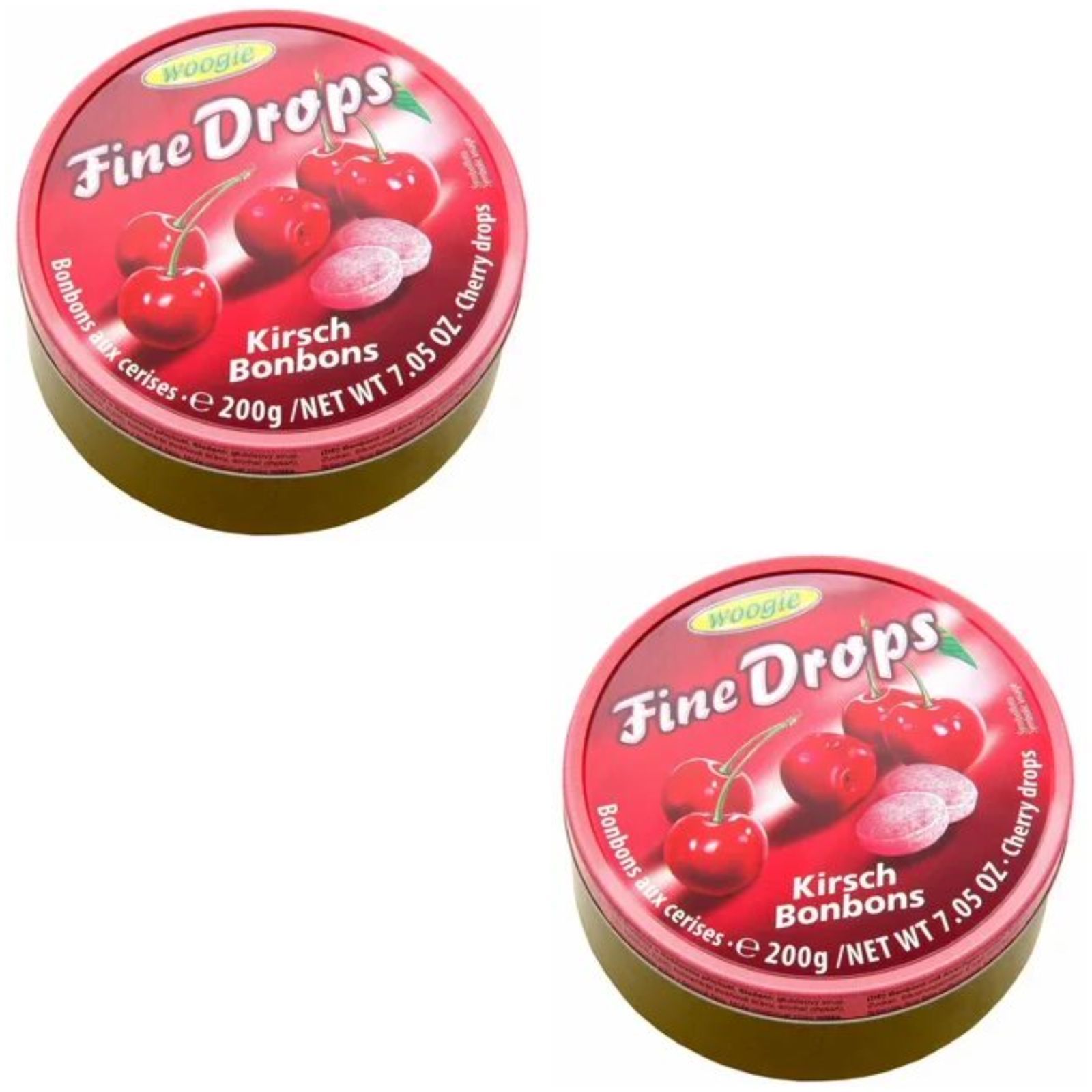 FINE DROPS Kirsch Bonbons — это <b>леденцы</b> с насыщенным вкусом и ароматом <b>вишн...</b>