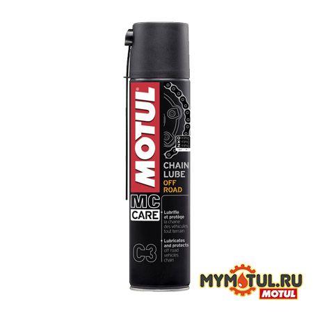 MC CARE MOTUL Смазка цепи C3 Chain Lube Road 0,4 л