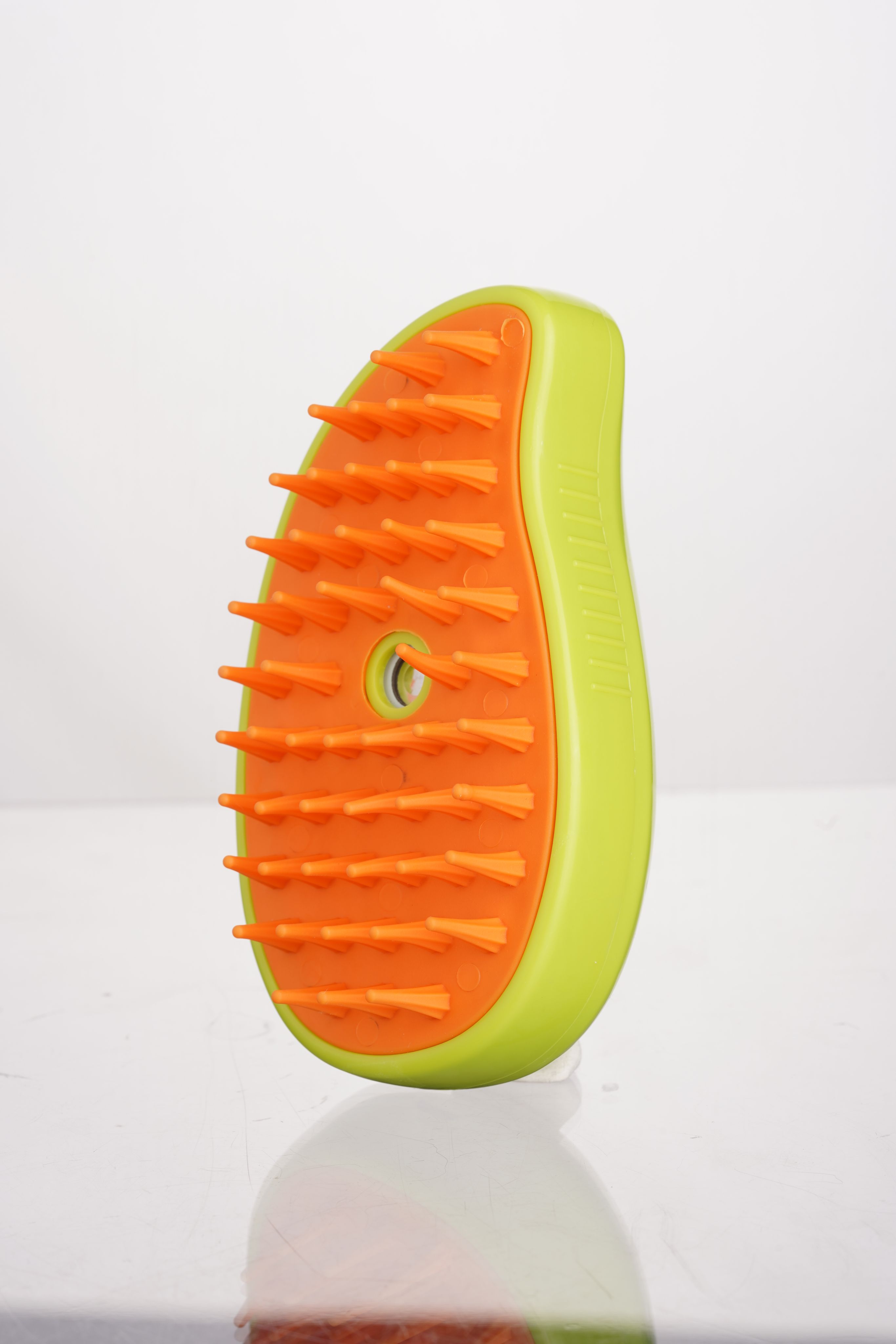 Паровая щетка для кошек и собак, Расческа/ Дешеддер/ Чесалка, Зеленая(图2)