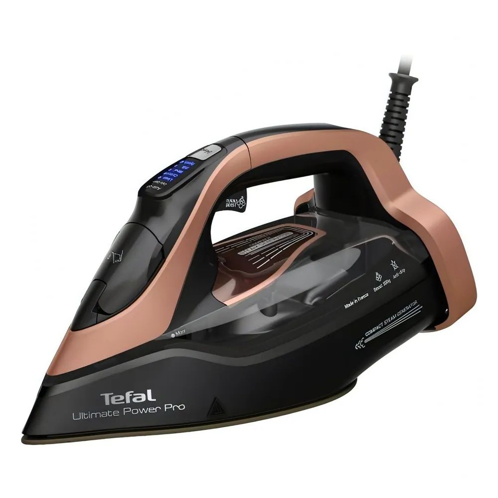 Tefal Парогенератор FV9E50, черный, светло-розовый