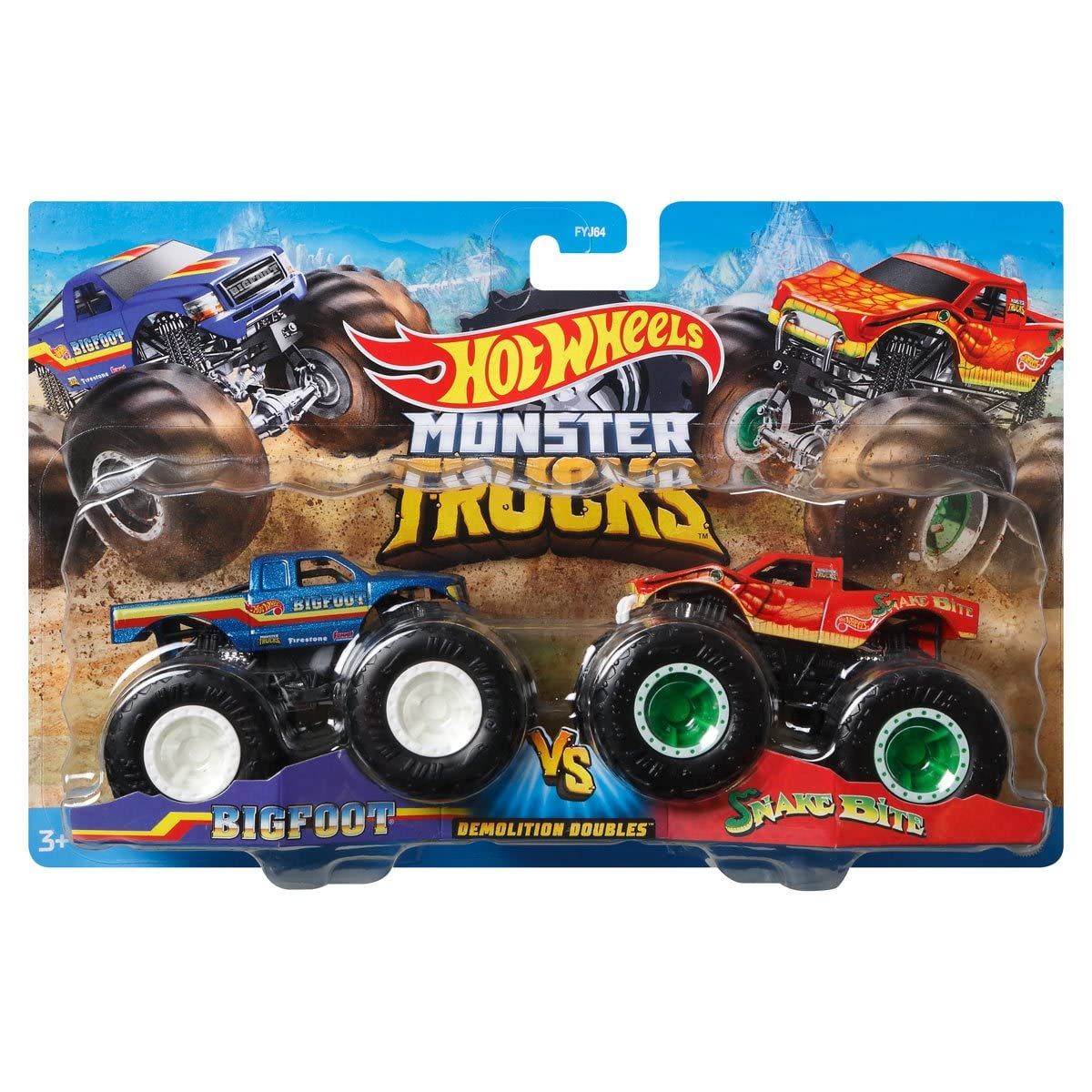 Mattel Monster Trucks Bigfoot vs Snake Bite OZON 1664621611