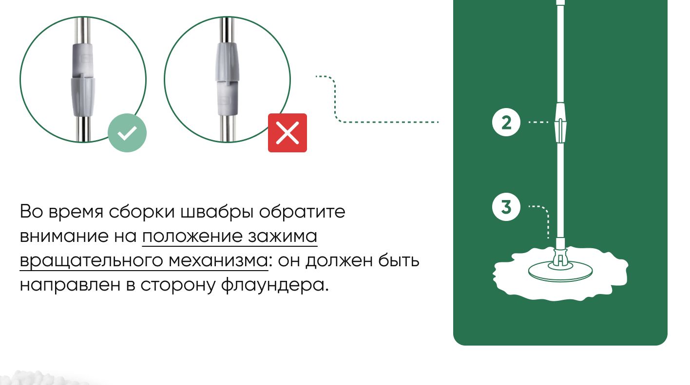 Швабра с отжимом и ведром для мытья полов комплект для уборки Spin Mop(图3)