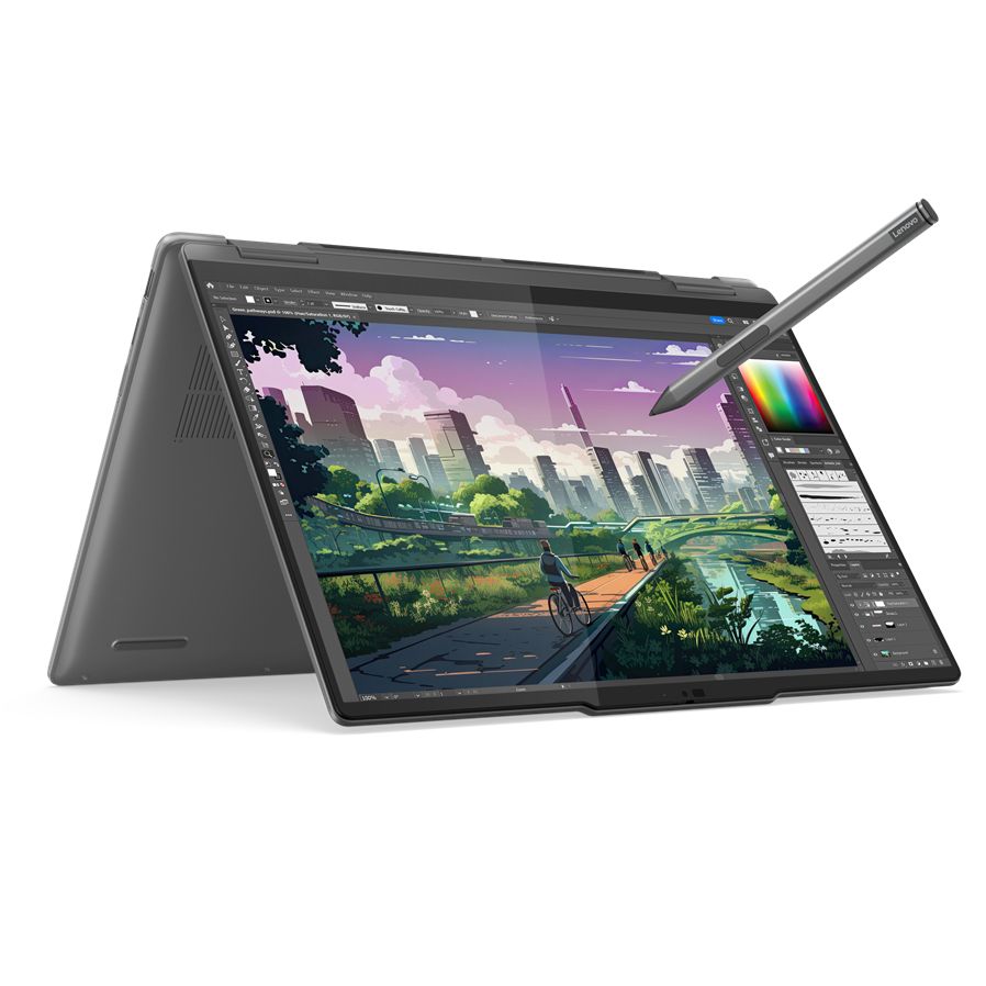 LenovoYoga72-in-114AHP9Ноутбук14",AMDRyzen78840HS,RAM16ГБ,SSD1024ГБ,AMDRadeon760M,WindowsHome,(83DK006SRK),темно-серый,Русскаяраскладка