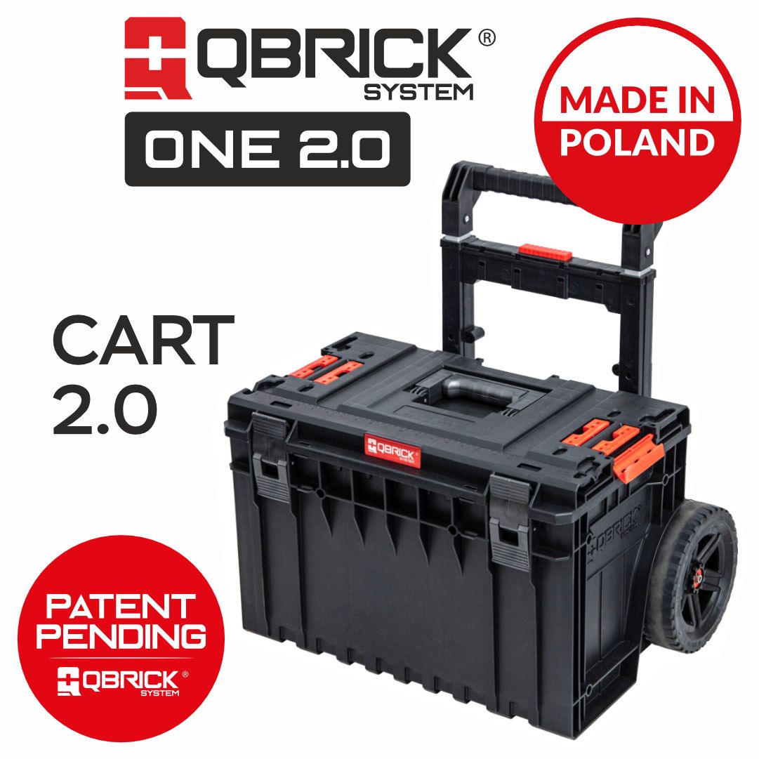 Тележка с ящиком для инструментов QBRICK SYSTEM ONE Cart 2.0