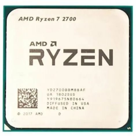 AMDПроцессорRyzen72700OEM(безкулера)