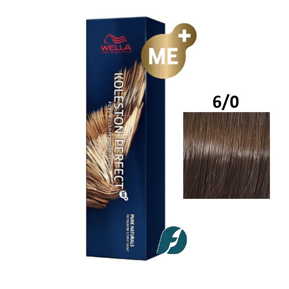 Wella Professionals Koleston Perfect ME+ 6/0 Краска для волос - Темный блонд натуральный, 60мл