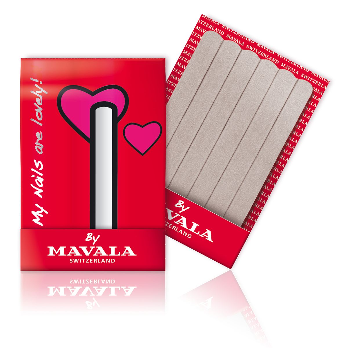 Mavala Мини-пилка LOVELY MINI EMERY BOARDS MATCHBOOK 6 шт 9070647