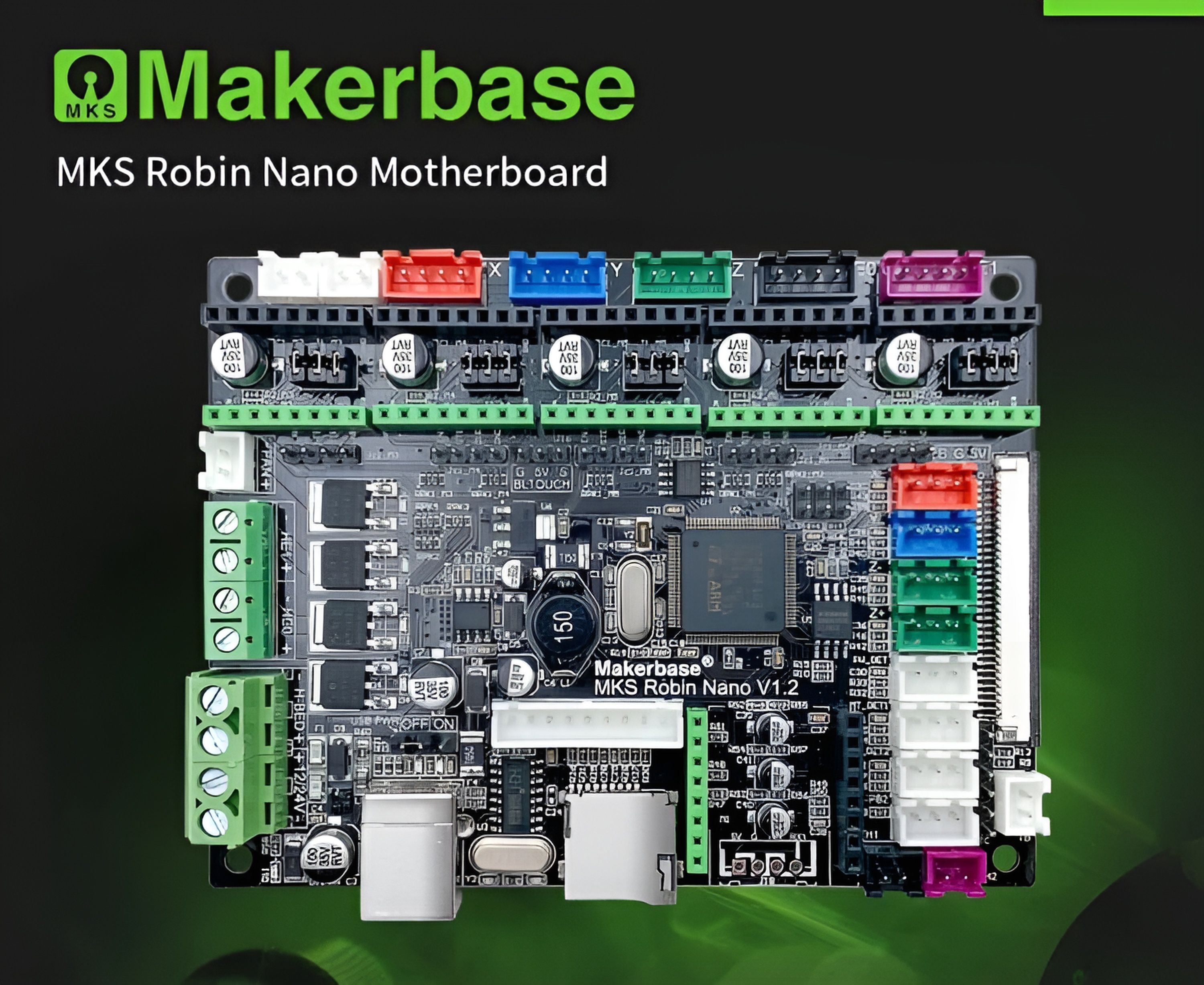 MakerbaseMKSRobinNanov1.2.МатеринскаяплатаMKSRobinNano1.2.Платадля3DпринтераFlyingBearGhost5.