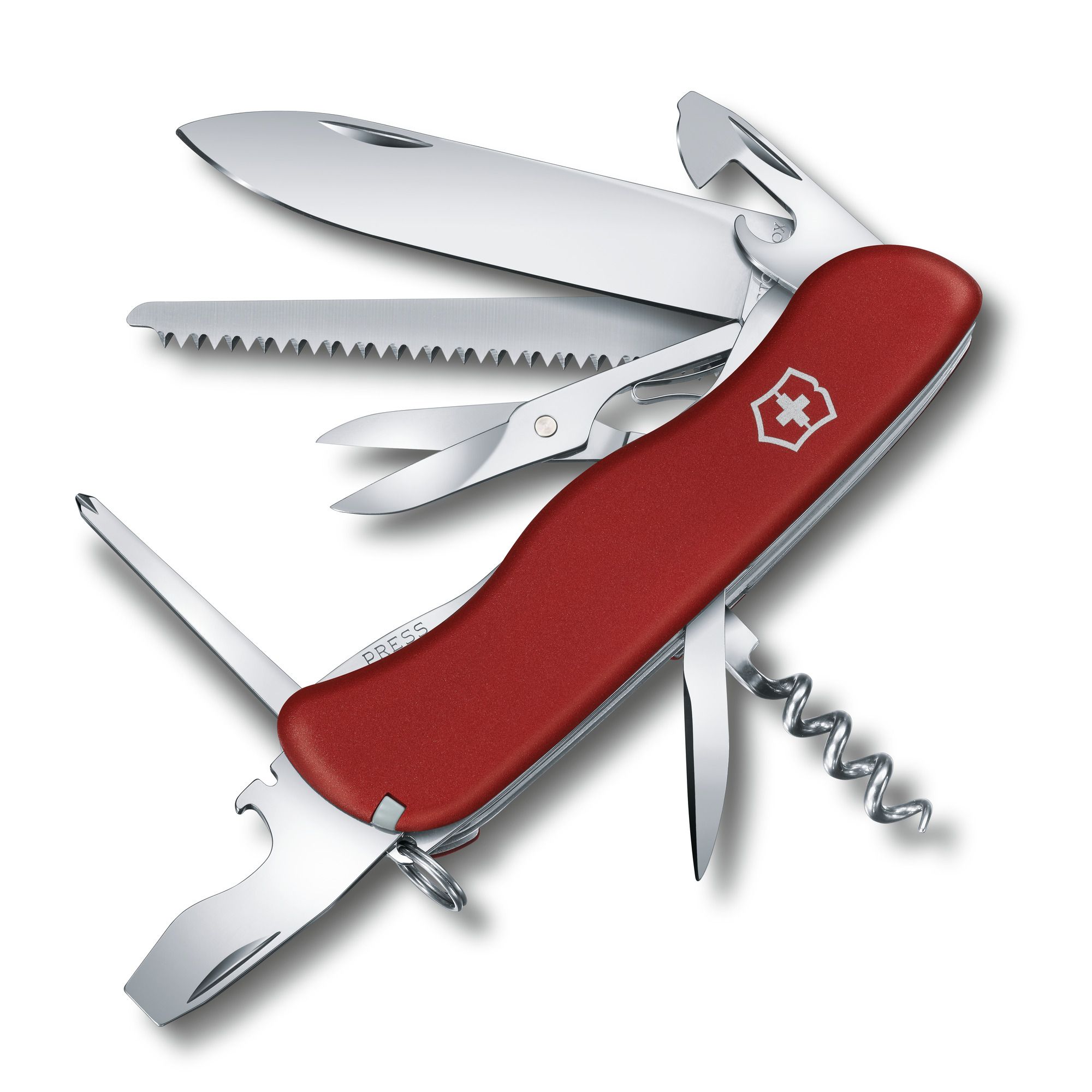 Нож перочинный Victorinox OUTRIDER (0.8513) 111 мм, 14 функций, красный, картонная коробка