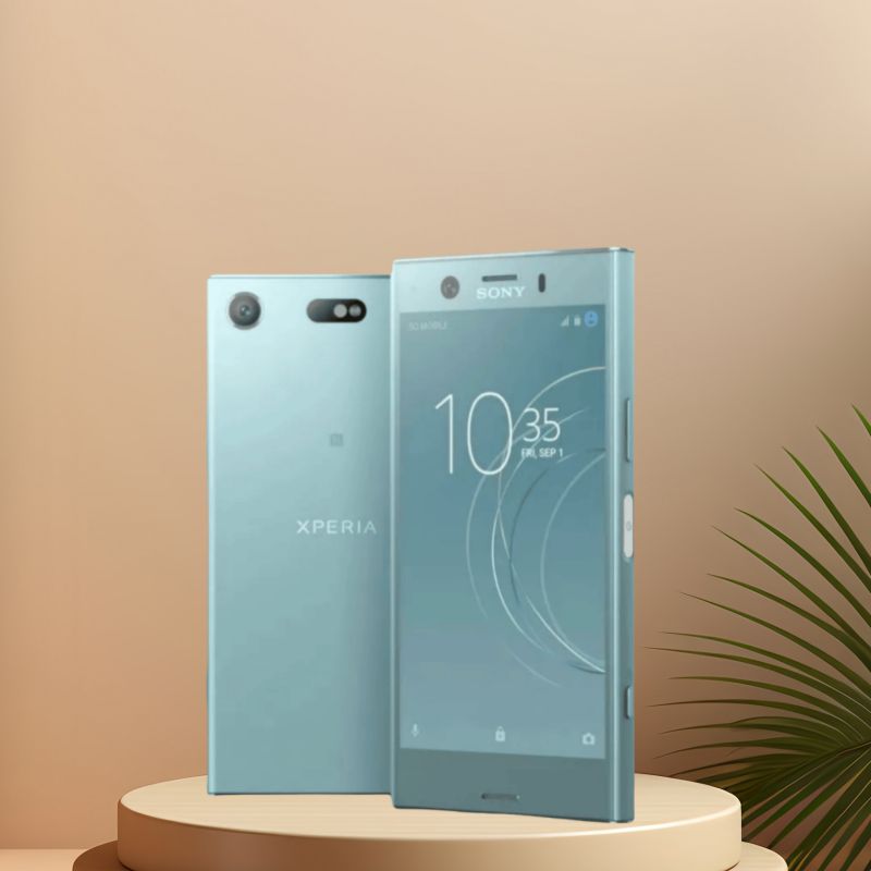 SonyСмартфонXperiaxz1Compact/Русский/NFC/GooglePlay/QualcommSnapdragon835/JP4/32ГБ,голубой