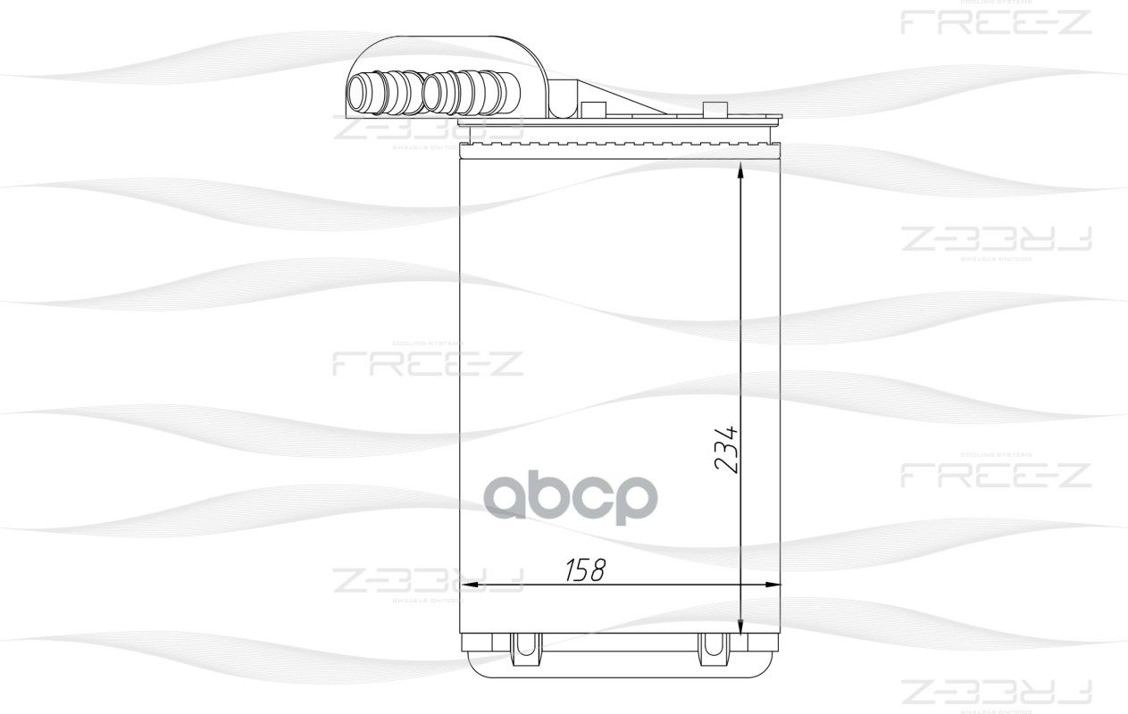 Радиатор Отопителя FREE-Z арт. KW0246