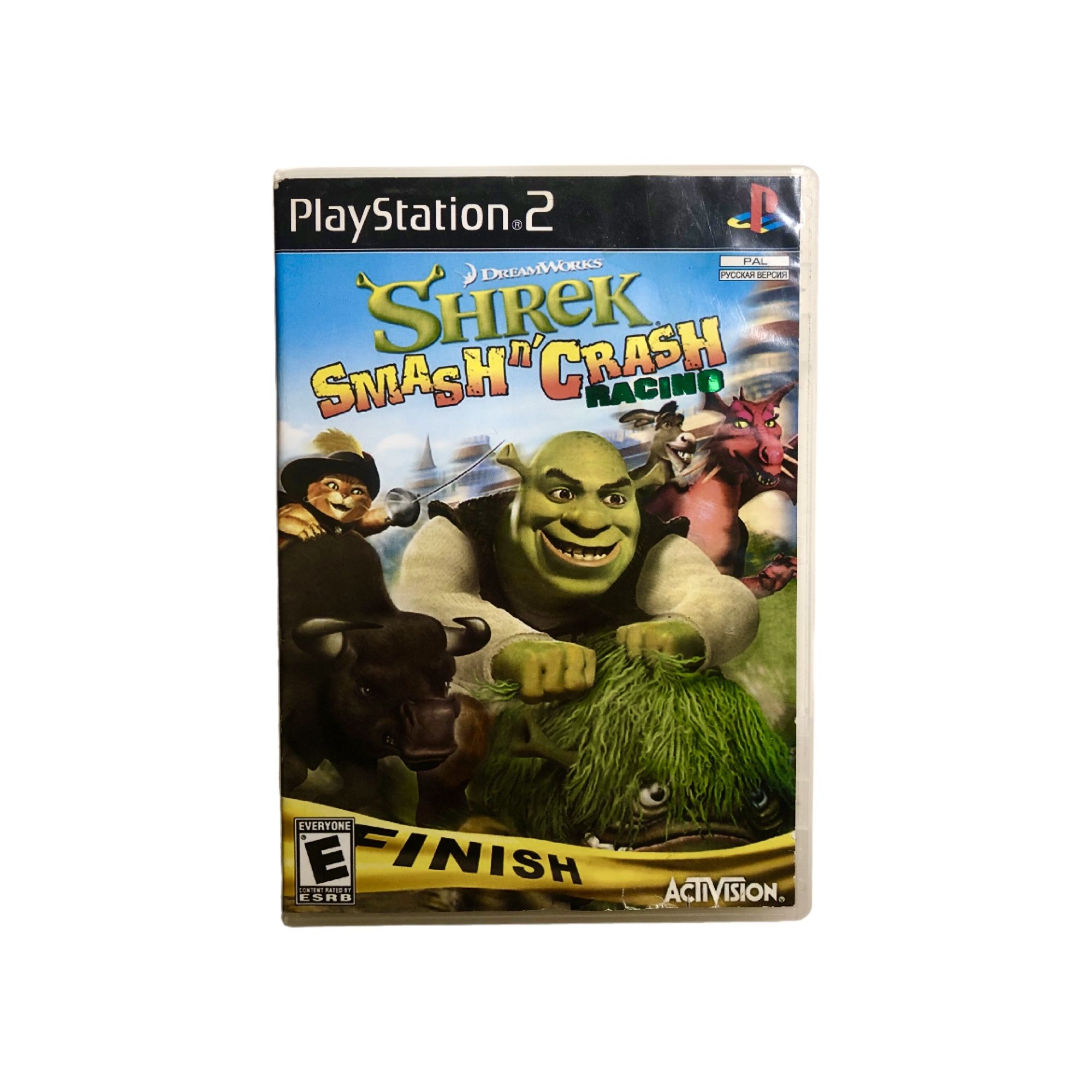 Игра Игра PS 2 Shrek Smash n' Crash Racing / Шрек: Гонки (Гонки, Torus Games, 2006) (PlayStation 2, Русская версия)