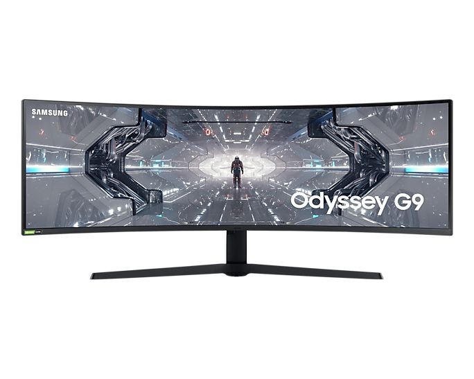 Samsung49"МониторOdysseyG9C49G95TS49"Black/White,белый,черный