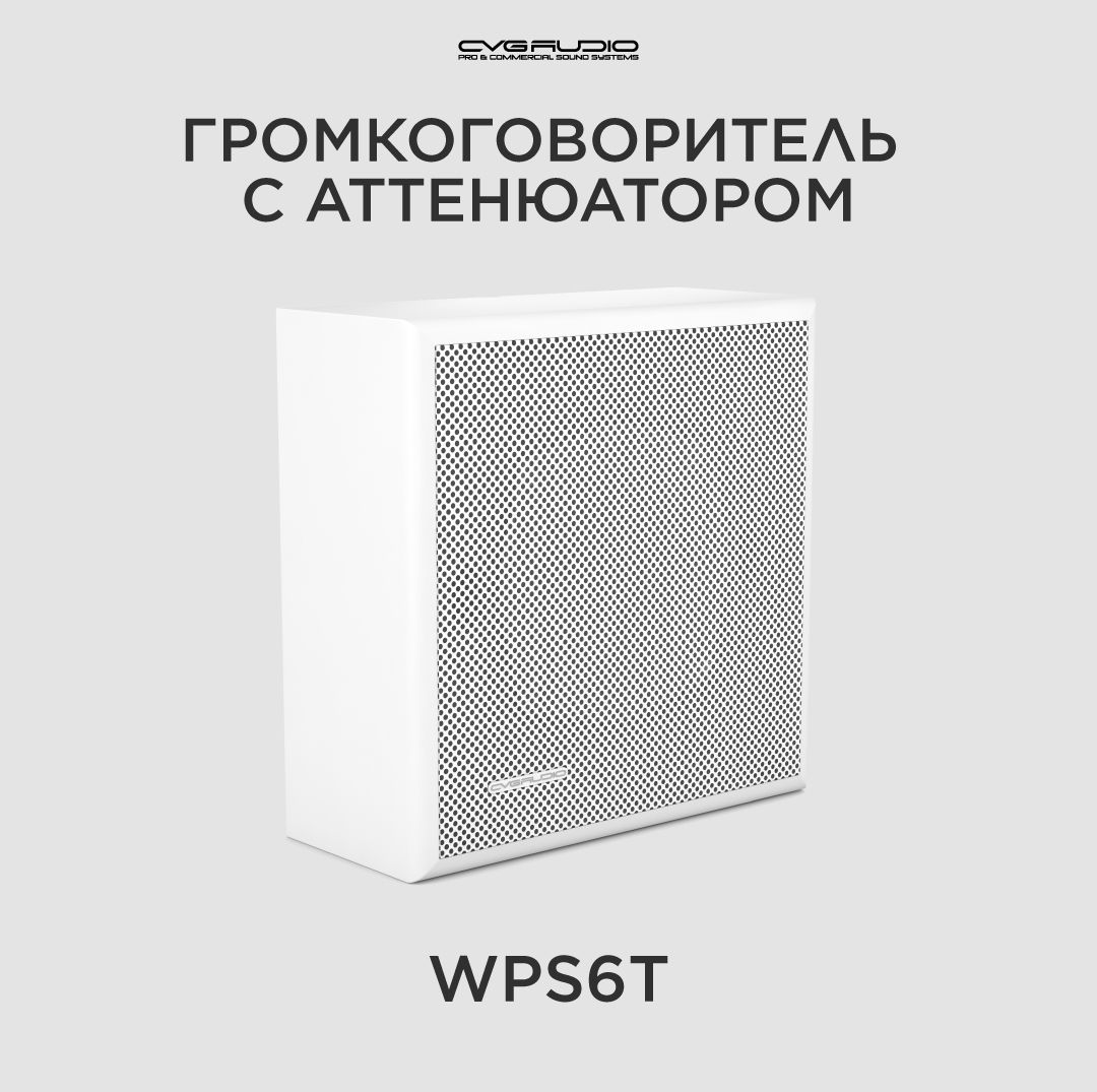 CVGAUDIO WPS6T Настенная Public Address акустическая система 100V