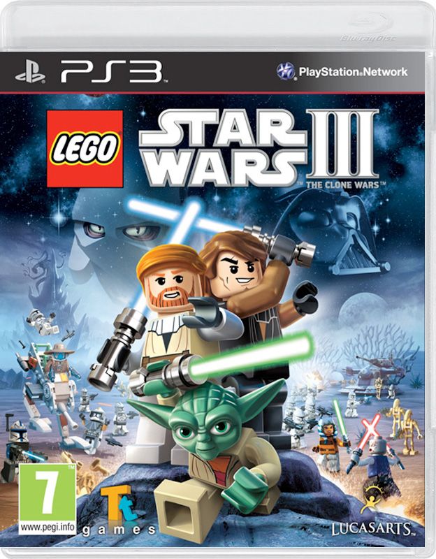 Игра LEGO Star Wars III: The Clone Wars (PlayStation 3, Английская версия)