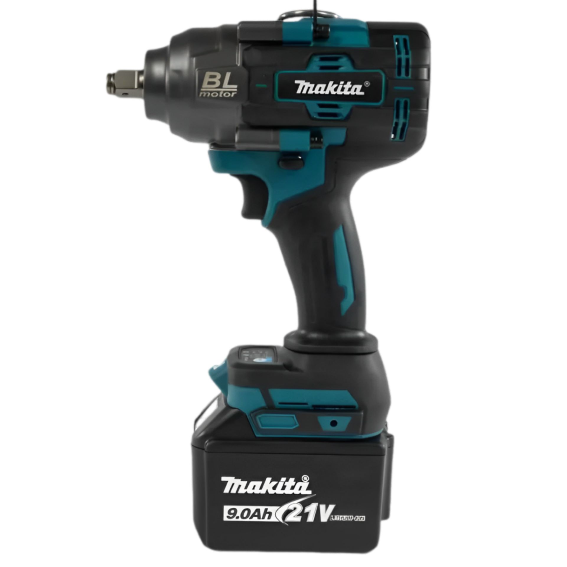 Гайковерт Makita. 1600 Н/м, 21V, 9А/ч, Аккумуляторный, Ударный, Бесщеточный. 2акб, ЗУ и Кейс в комплекте.