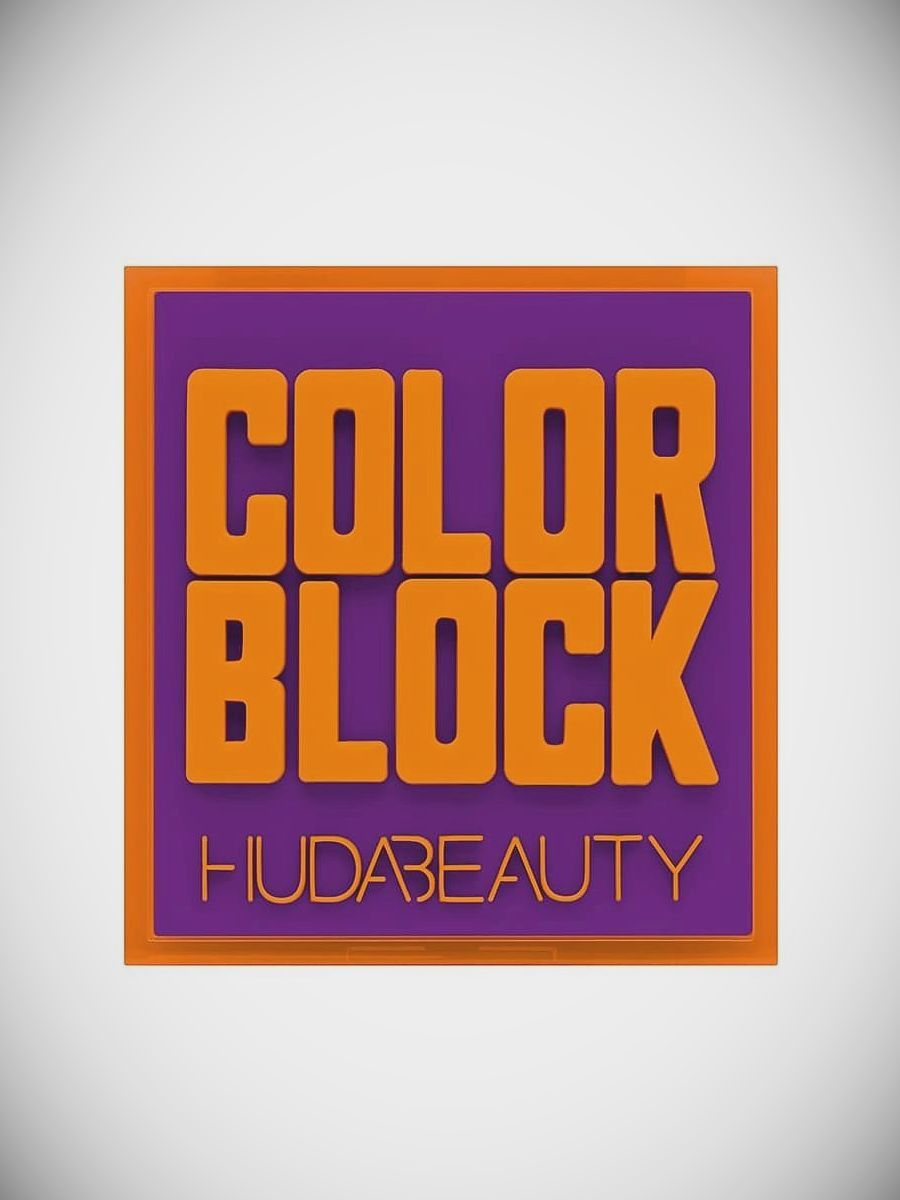 HUDA BEAUTY Палетка теней для глаз Color Block Obsessions Orange and Purple, 7,5 г