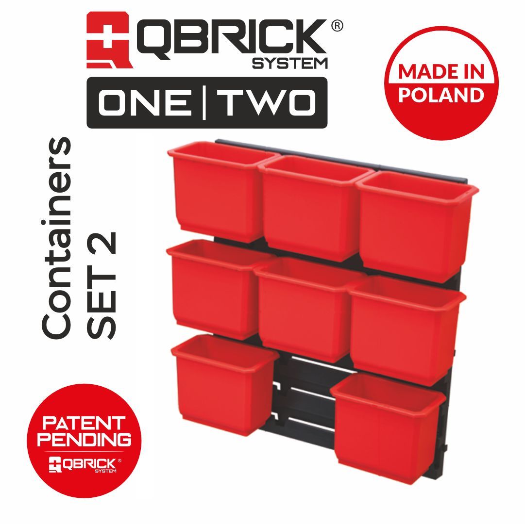 Набор лотков для метизов Qbrick System Containers SET №2