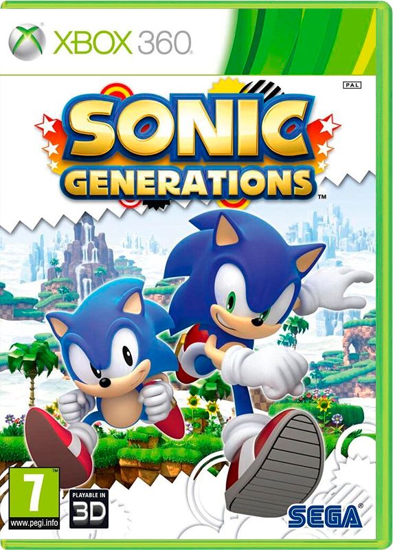 Игра Sonic Generations (XBox 360, Английская версия)