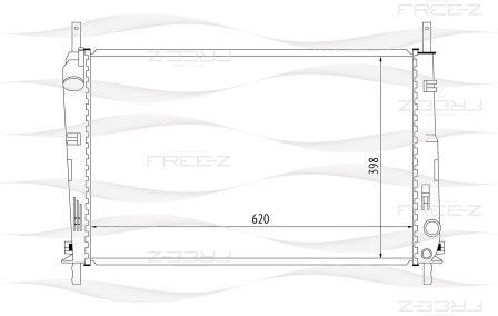 Радиатор Ford Mondeo 00 >