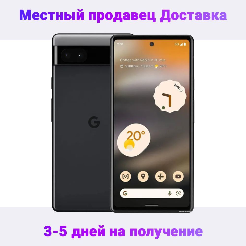 GoogleСмартфонGooglePixel6a6/128ГБ,черный